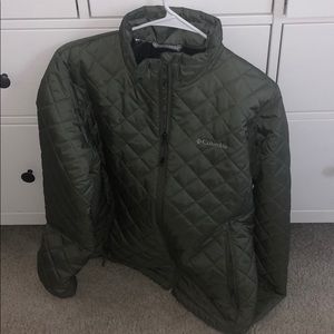 Columbia size L green winter jacket